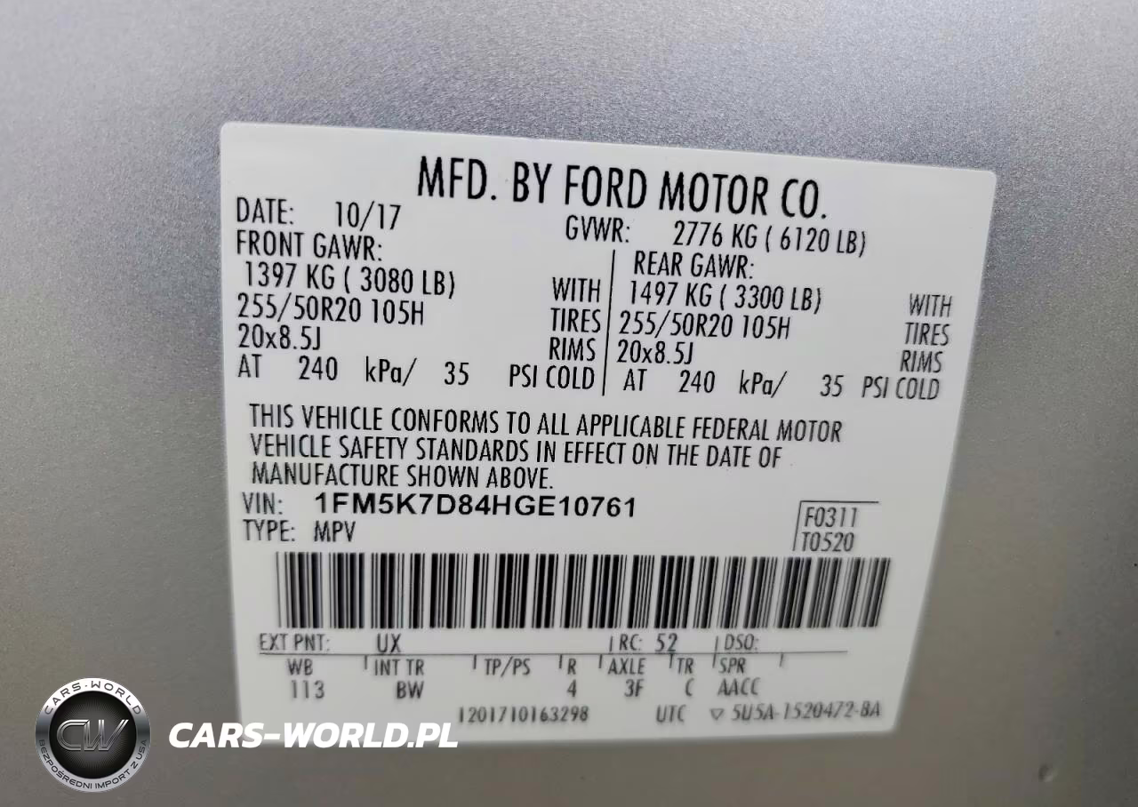 2017 Ford Explorer Xlt VIN:1FM5K7D84HGE10761 - 13