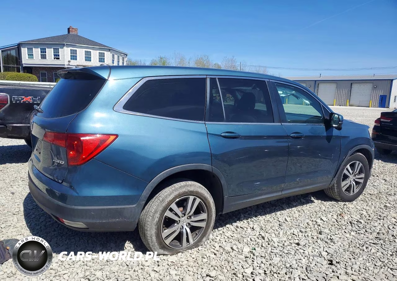 2017 Honda Pilot Exl VIN:5FNYF6H58HB016805 - 3