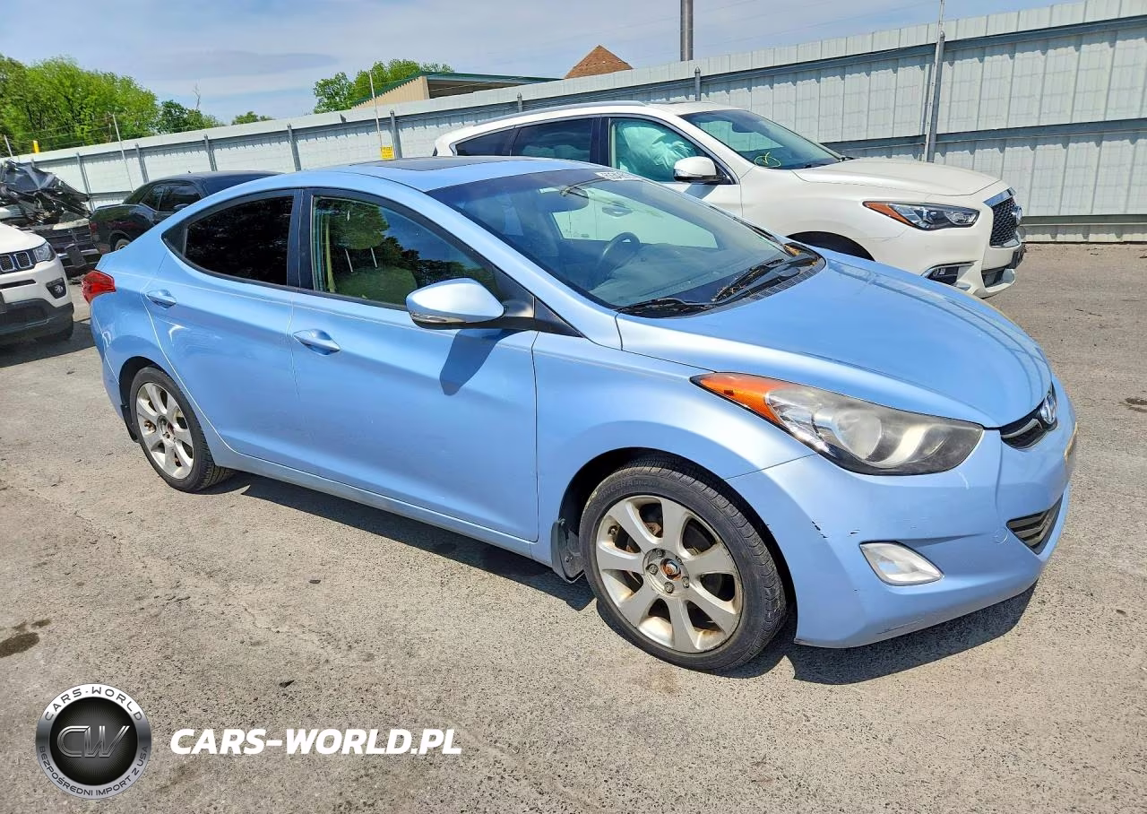 2012 Hyundai Elantra Limited VIN:KMHDH4AE7CU391054 - 4