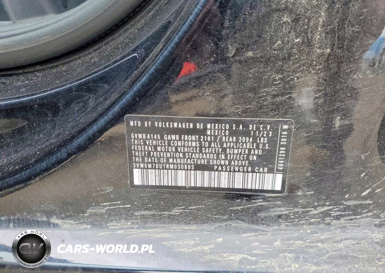 2024 Volkswagen Jetta S VIN:3VW5M7BU1RM030893 - 12