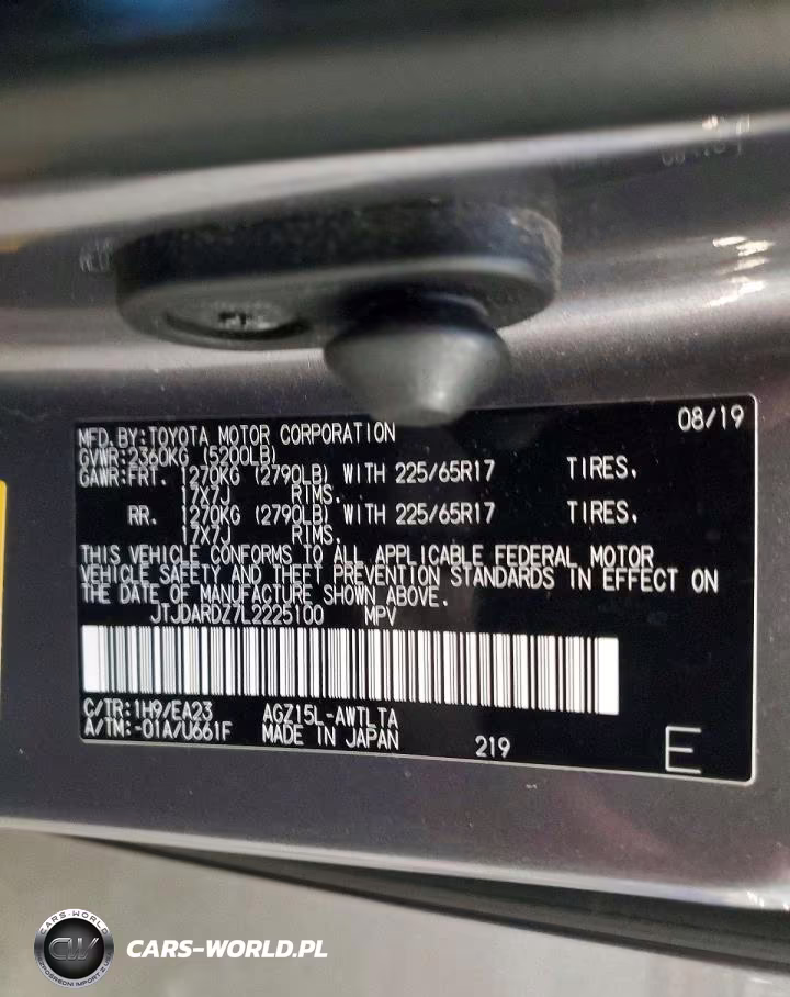 2020 Lexus Nx 300 VIN:JTJDARDZ7L2225100 - 13
