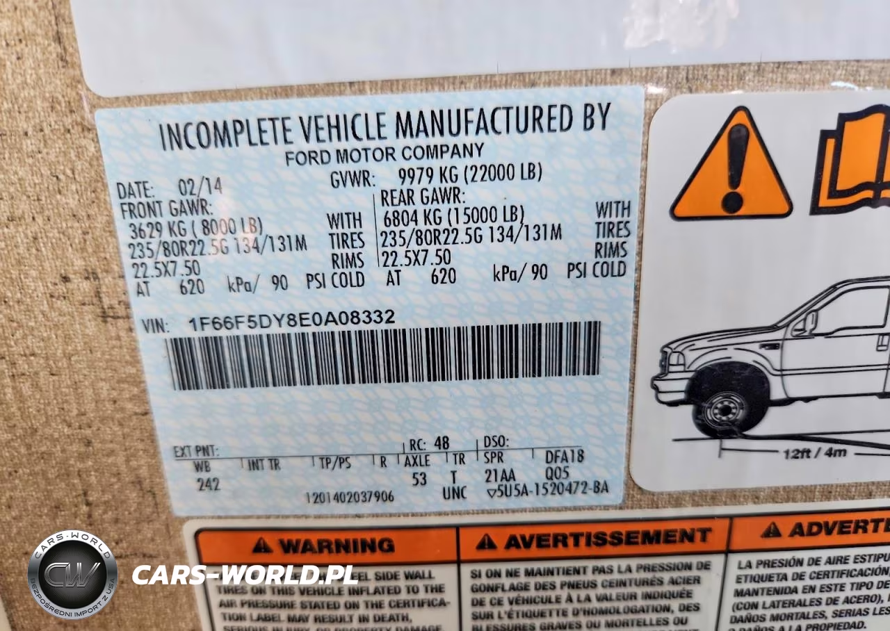 2014 Ford Challenger Rv VIN:1F66F5DY8E0A08332 - 10