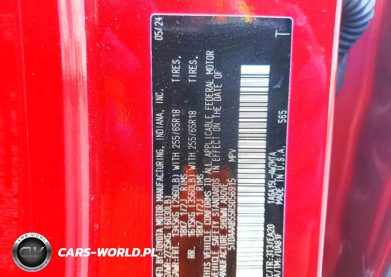 2024 Toyota Grand Highlander Xle VIN:5TDAAAB55RS056915 - 13