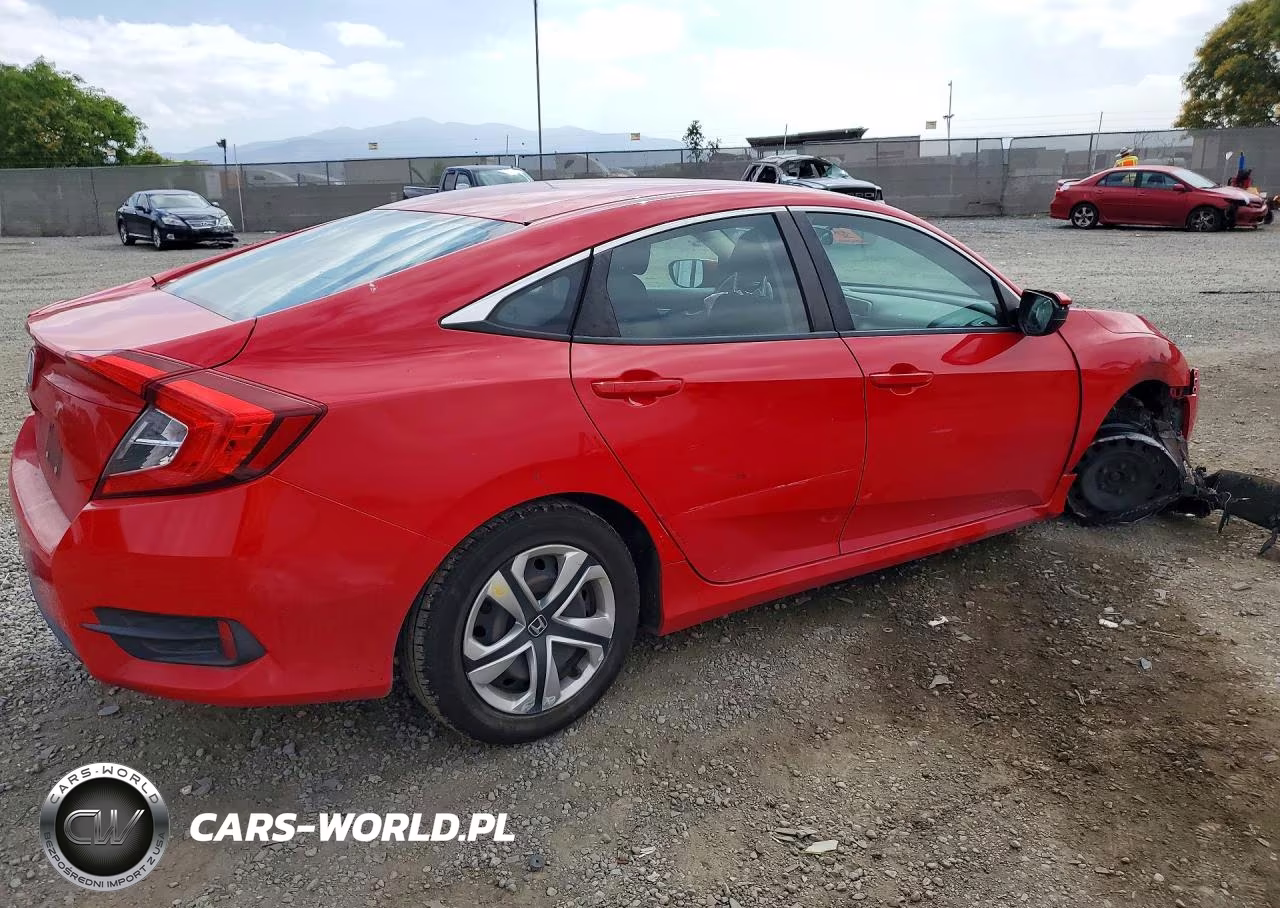 2018 Honda Civic Lx VIN:2HGFC2F51JH516334 - 3