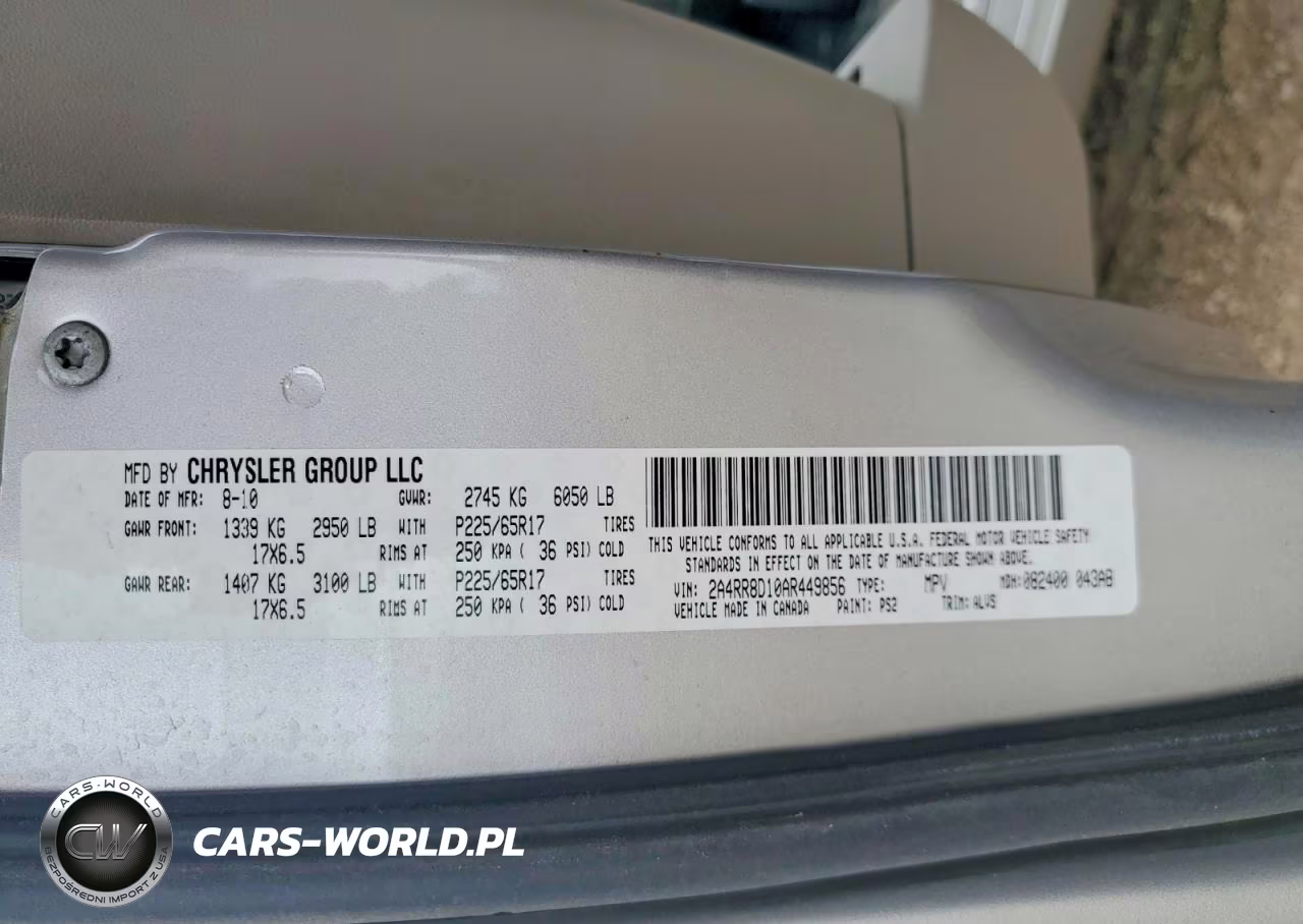 2010 Chrysler Town & Country Touring Plus VIN:2A4RR8D10AR449856 - 13