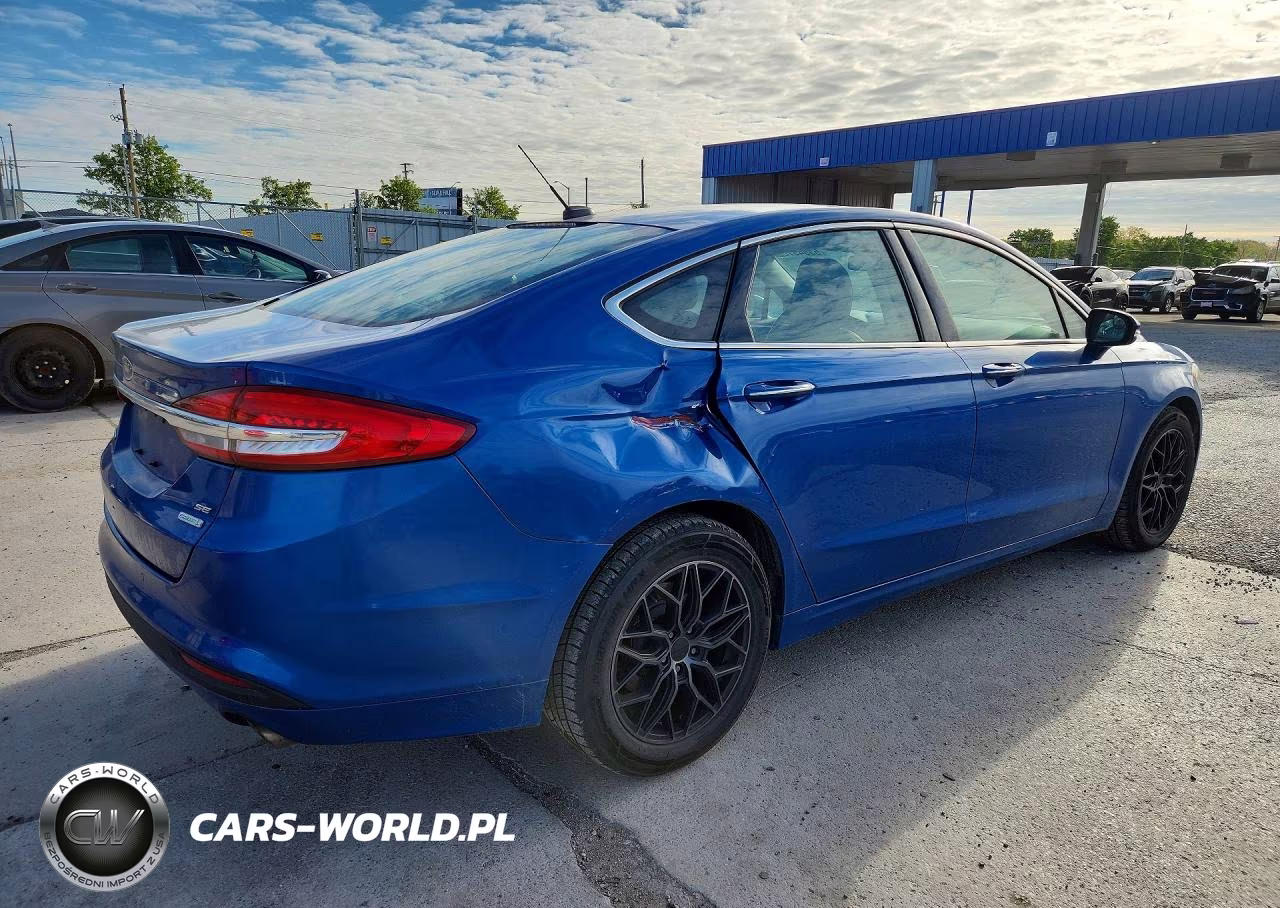 2017 Ford Fusion Se VIN:3FA6P0HD8HR156172 - 3