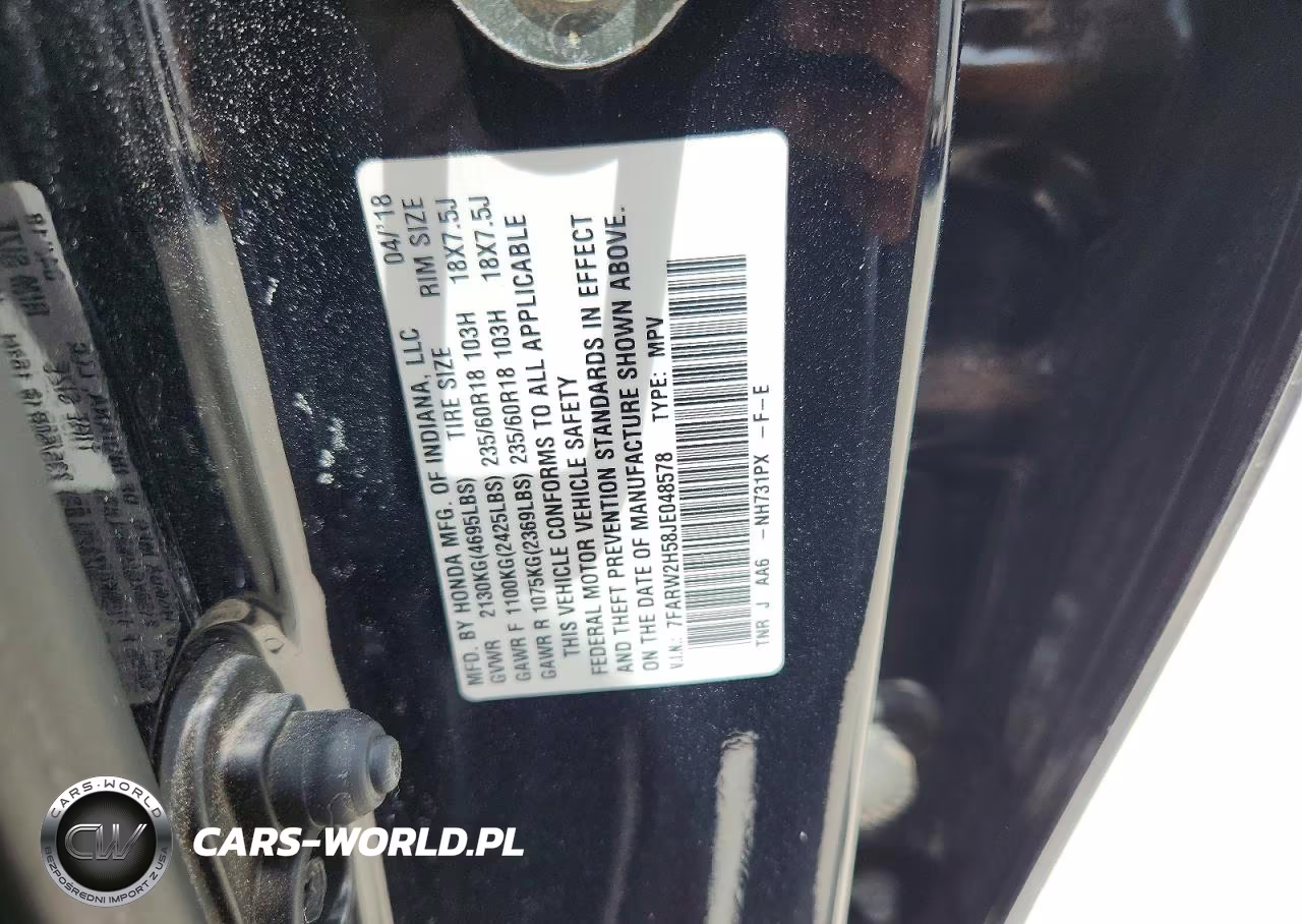 2018 Honda Cr-V Ex VIN:7FARW2H58JE048578 - 13