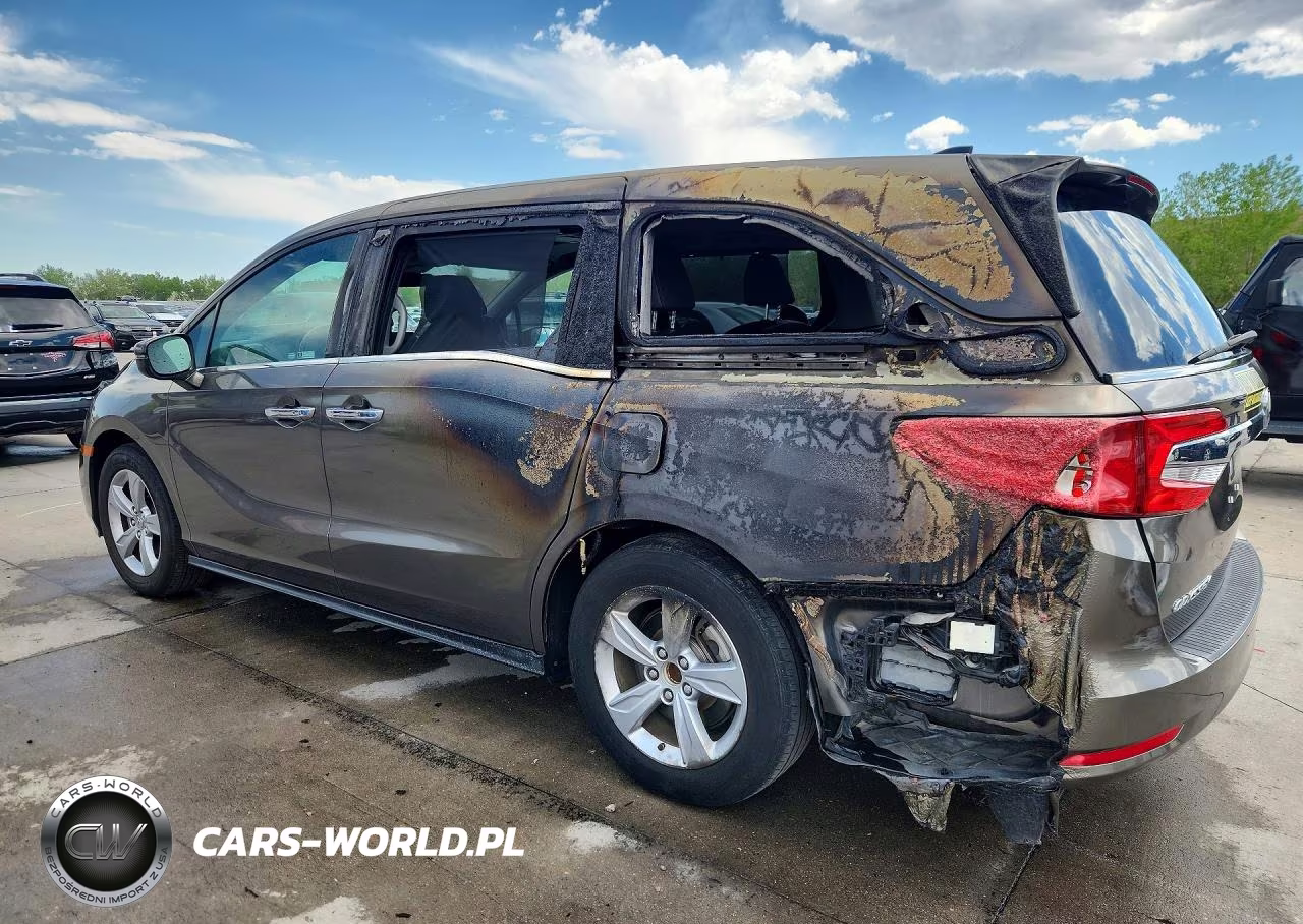2019 Honda Odyssey Exl VIN:5FNRL6H72KB035954 - 2