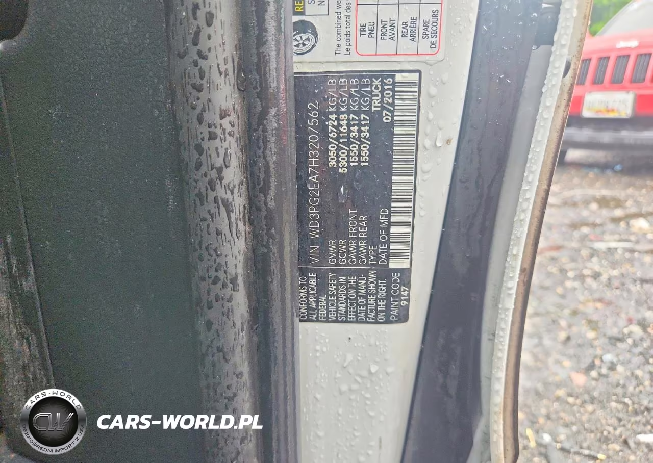 2017 Mercedes-Benz Metris VIN:WD3PG2EA7H3207562 - 13