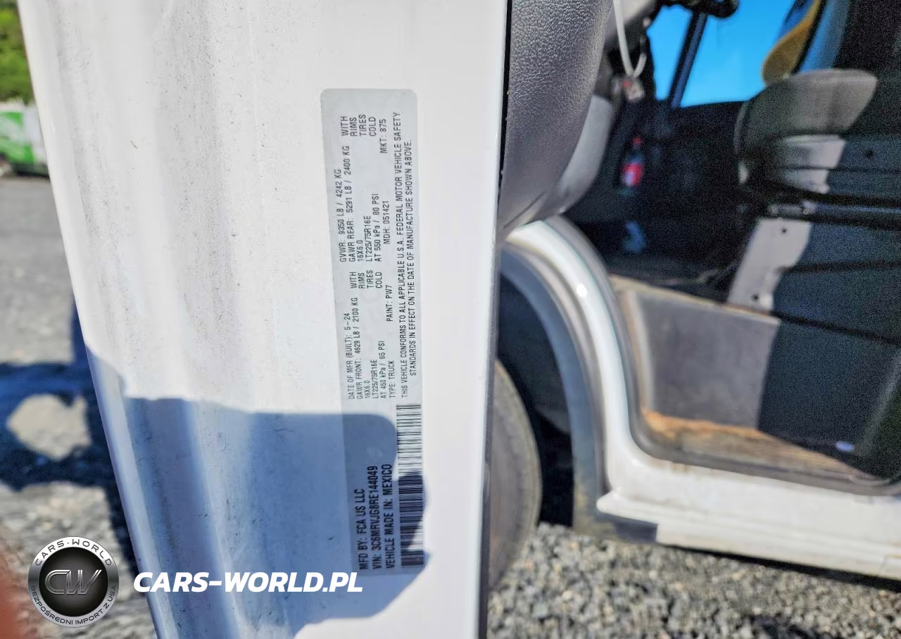 2024 Ram Promaster 3500 Delivery Van VIN:3C6MRVJG8RE144049 - 13