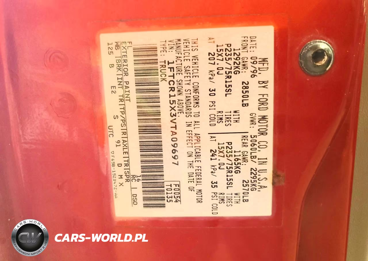 1997 Ford Ranger Super Cab VIN:1FTCR15X3VTA09697 - 12