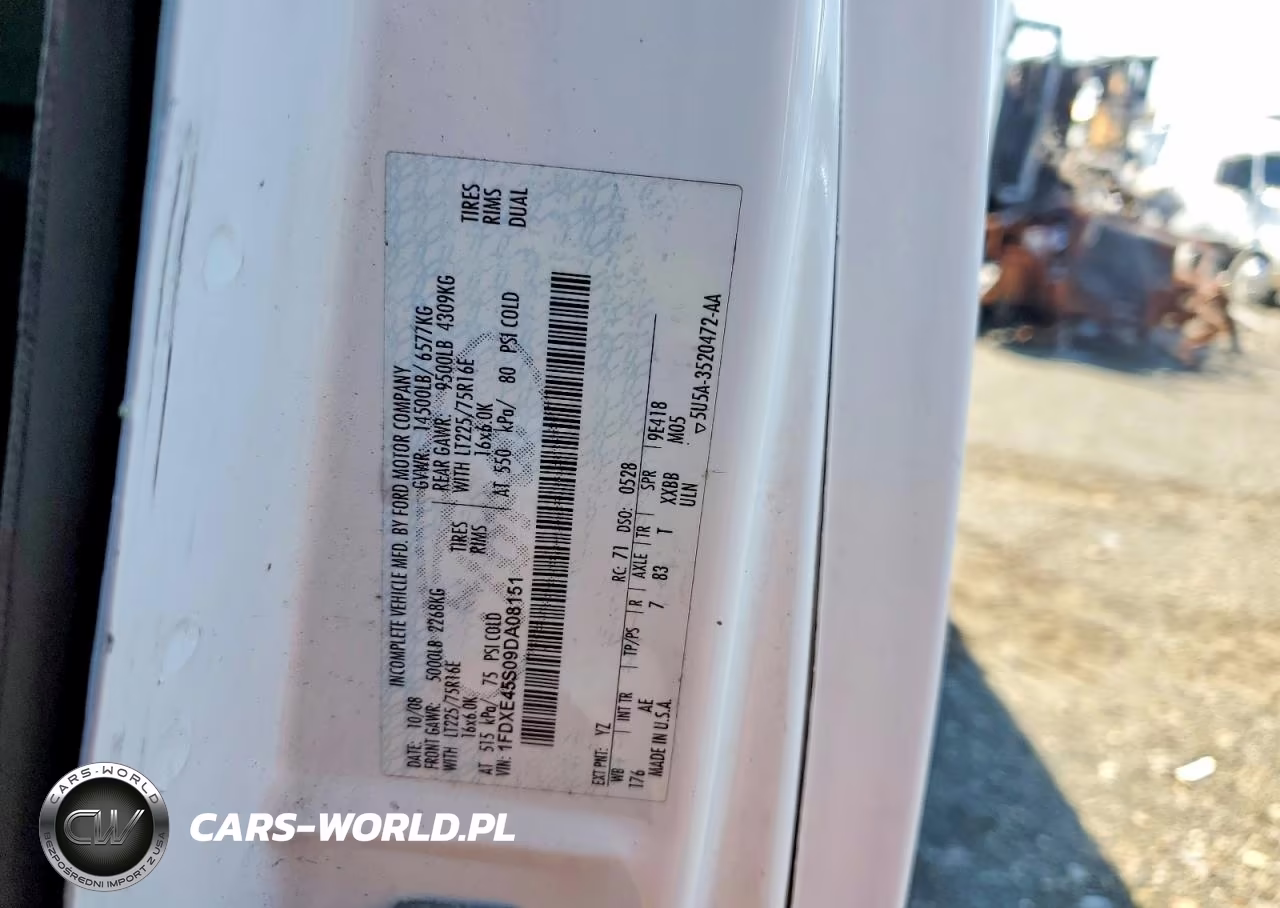 2009 Ford E450 Box Truck VIN:1FDXE45S09DA08151 - 12