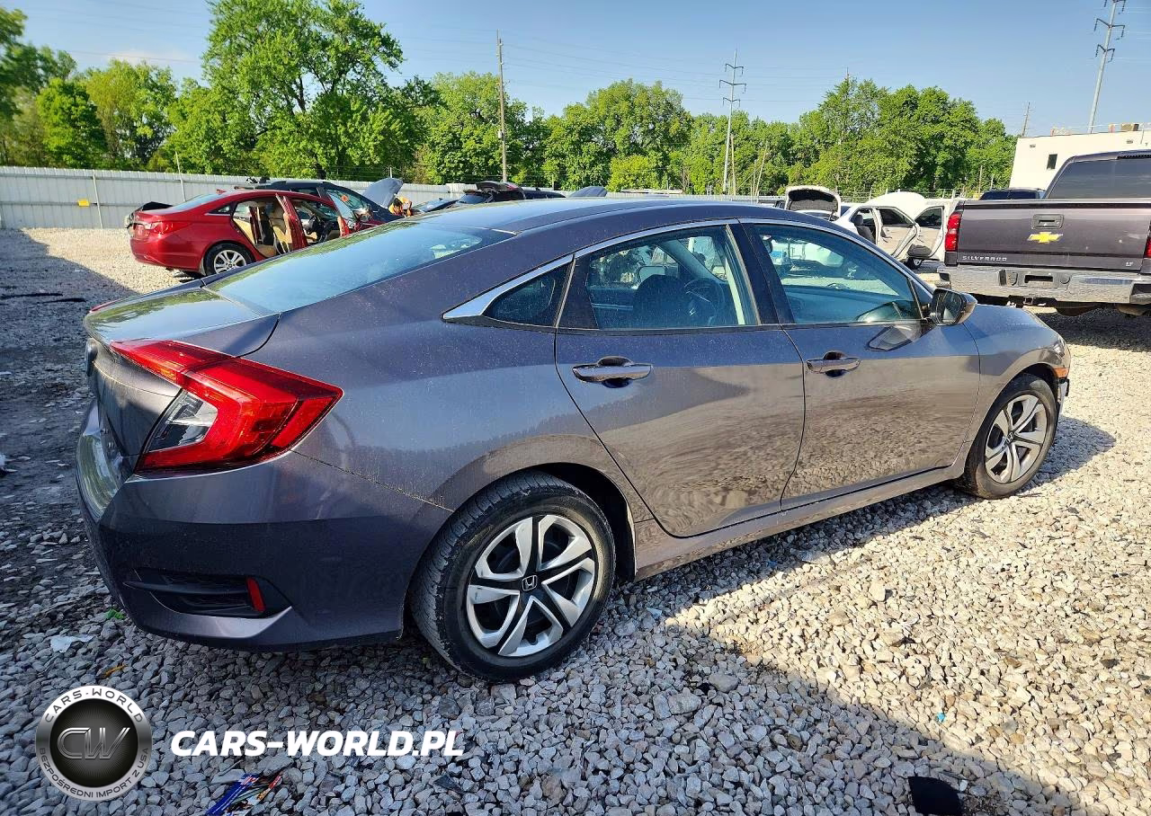 2017 Honda Civic Lx VIN:19XFC2F51HE075339 - 3