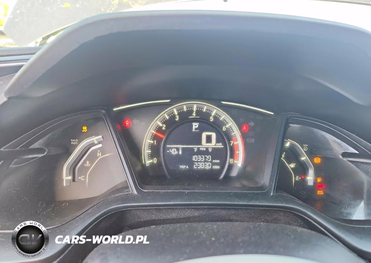 2017 Honda Civic Lx VIN:19XFC2F51HE075339 - 9