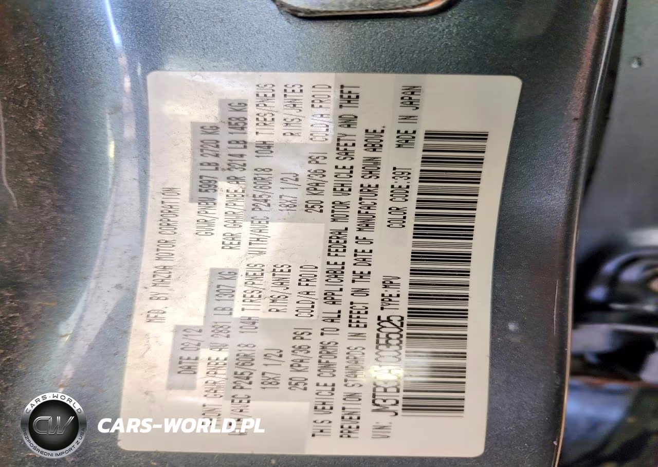 2012 Mazda Cx-9 VIN:JM3TB3CA1C0355025 - 13
