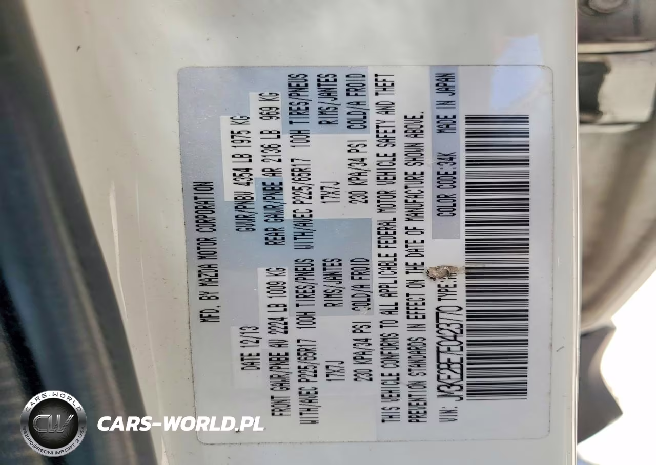 2014 Mazda Cx-5 Sport VIN:JM3KE2BE7E0423770 - 13