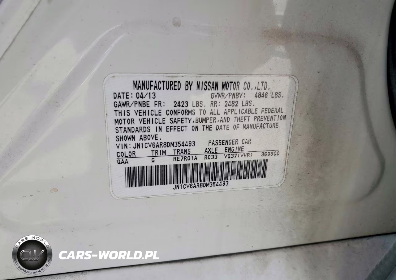 2013 Infiniti G37 Sedan X VIN:JN1CV6AR8DM354493 - 13