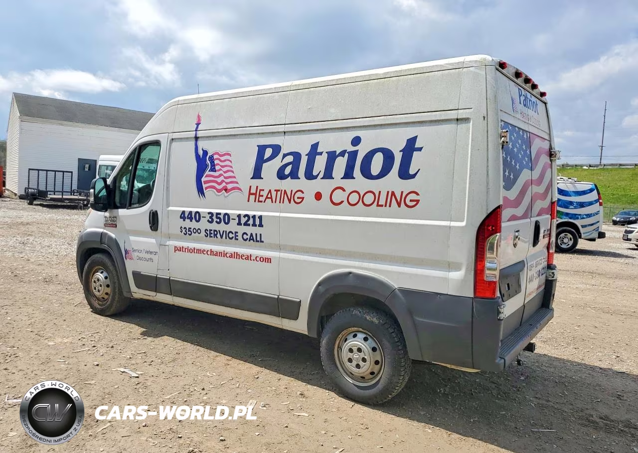 2017 Ram Promaster 2500 2500 High VIN:3C6TRVCG4HE546819 - 2