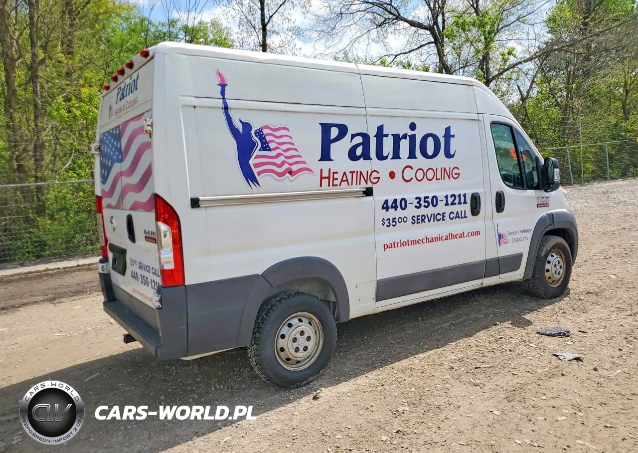 2017 Ram Promaster 2500 2500 High VIN:3C6TRVCG4HE546819 - 3