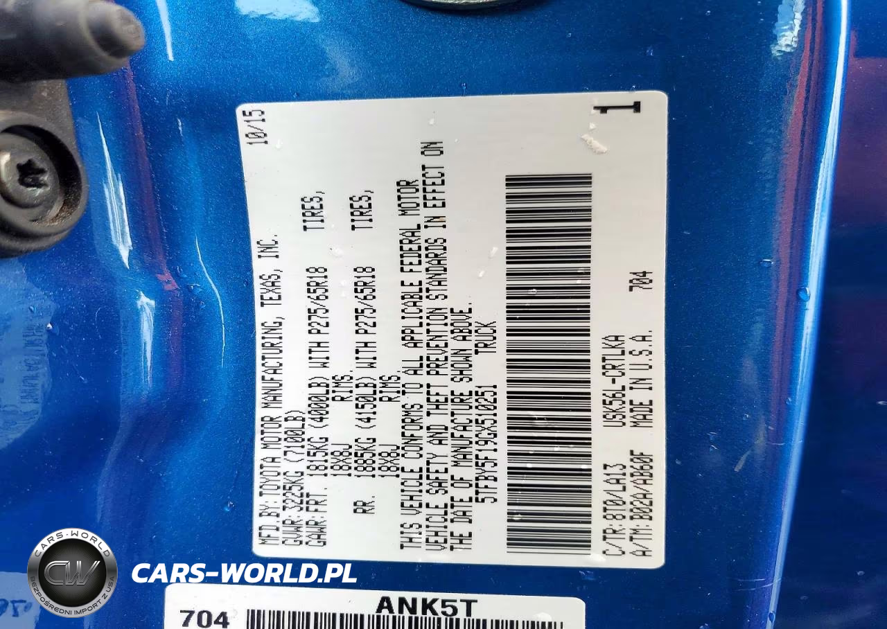 2016 Toyota Tundra Double Cab Limited VIN:5TFBY5F19GX510251 - 13