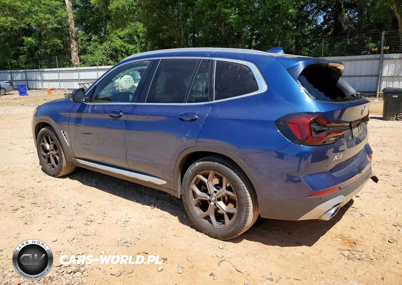 2022 BMW X3 Sdrive30I VIN:5UX43DP08N9H43161 - 2