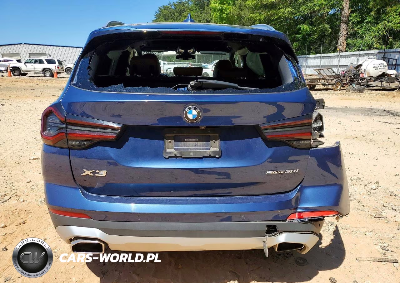 2022 BMW X3 Sdrive30I VIN:5UX43DP08N9H43161 - 6