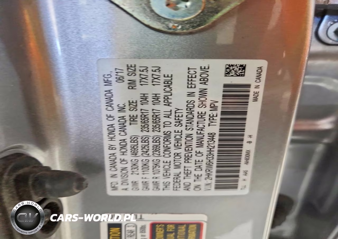 2017 Honda Cr-V Lx VIN:2HKRW6H33HH213448 - 13