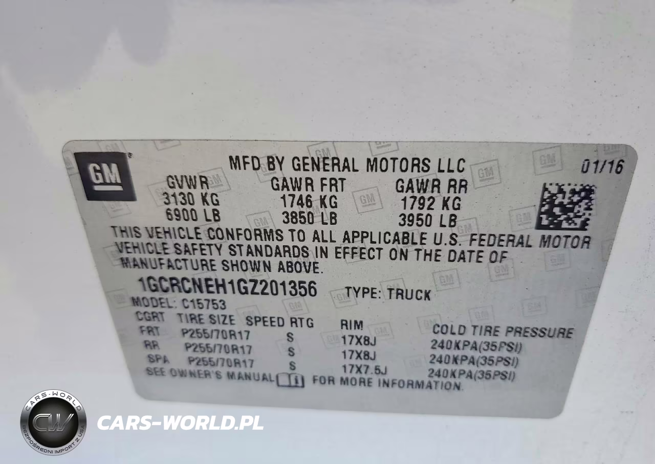 2016 Chevrolet 1500 Silve VIN:1GCRCNEH1GZ201356 - 12