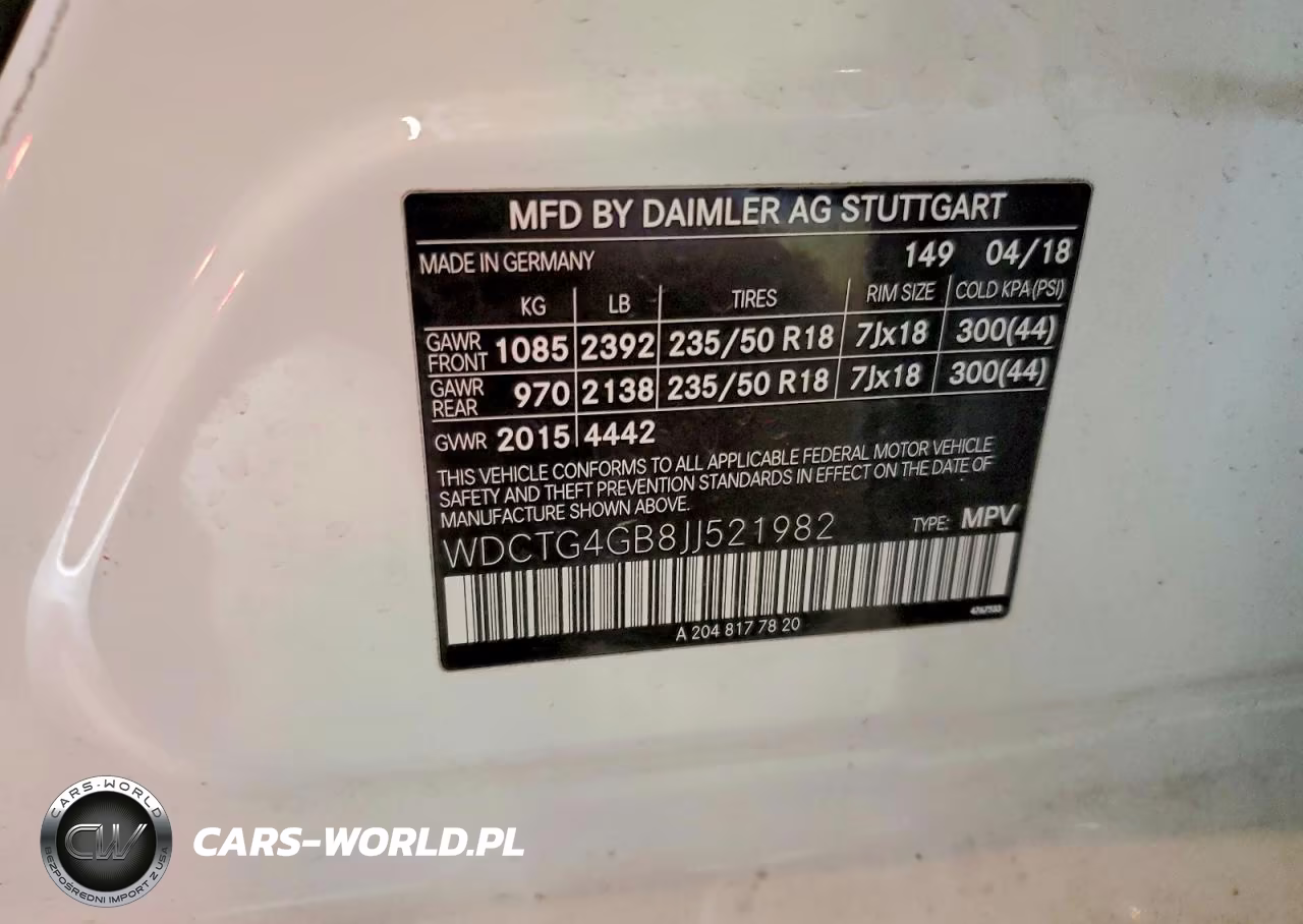 2018 Mercedes-Benz Gla 250 4Matic VIN:WDCTG4GB8JJ521982 - 13