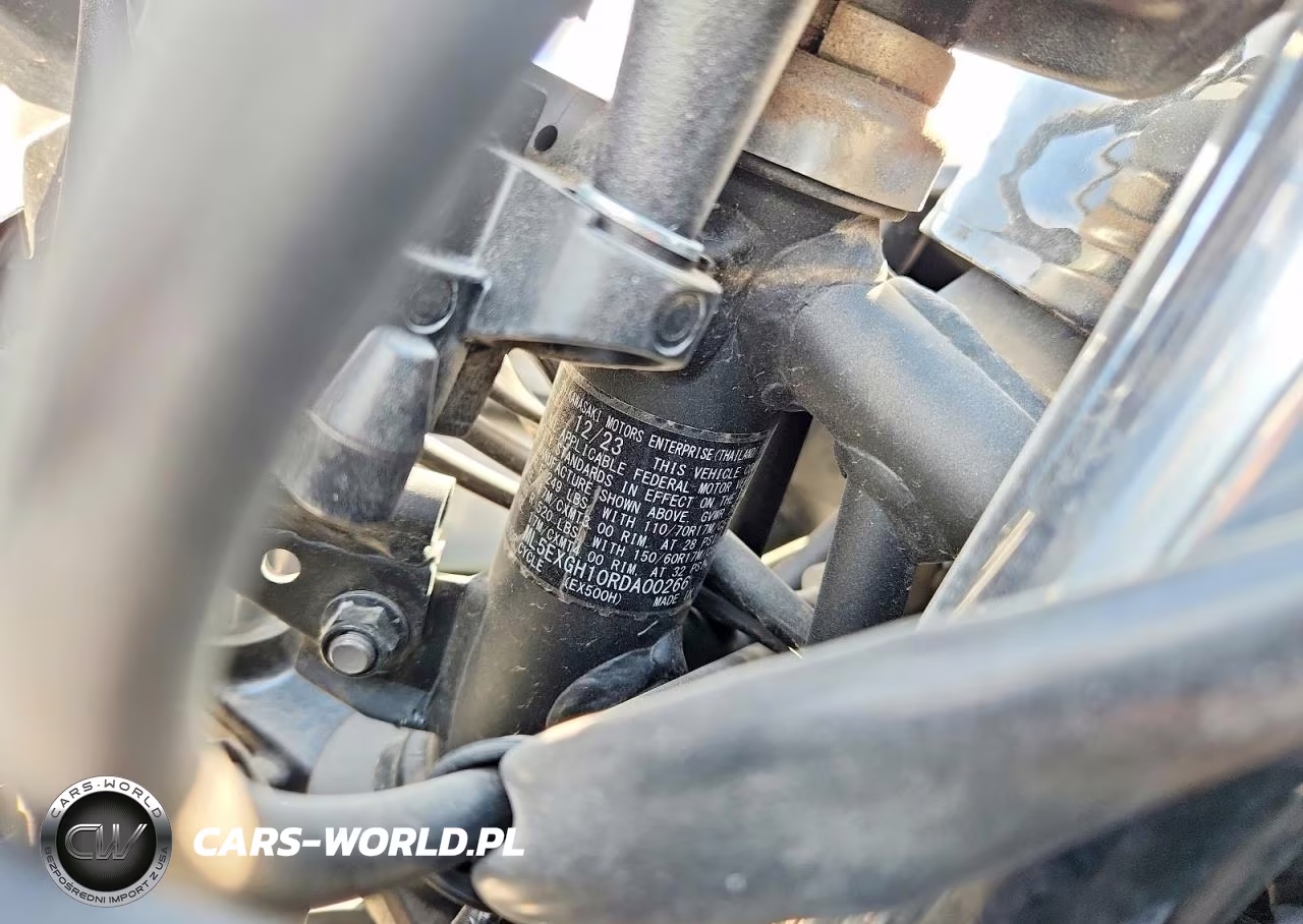 2024 Kawasaki Ex500 H VIN:ML5EXGH10RDA00266 - 9