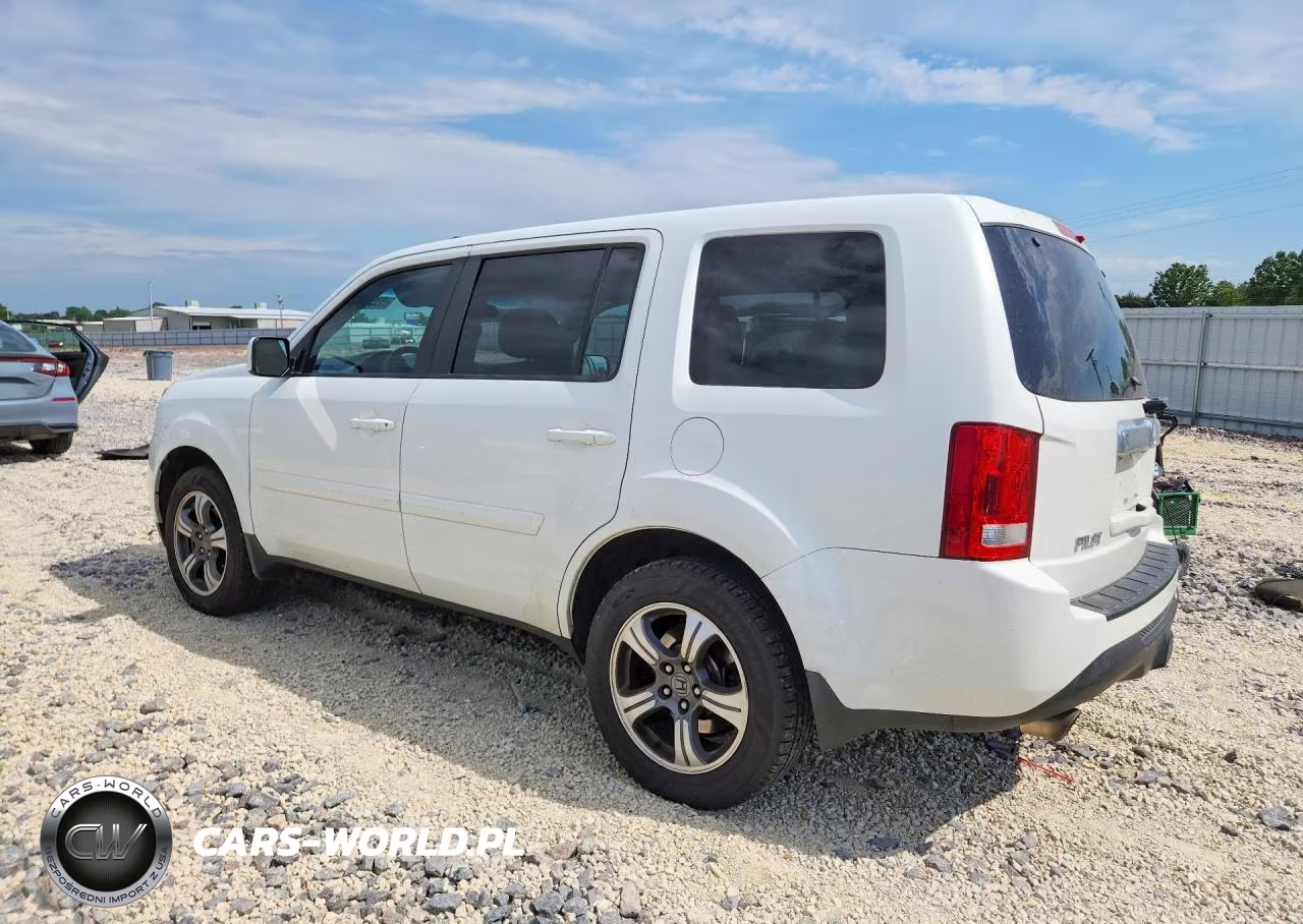 2015 Honda Pilot Se VIN:5FNYF3H34FB007853 - 2