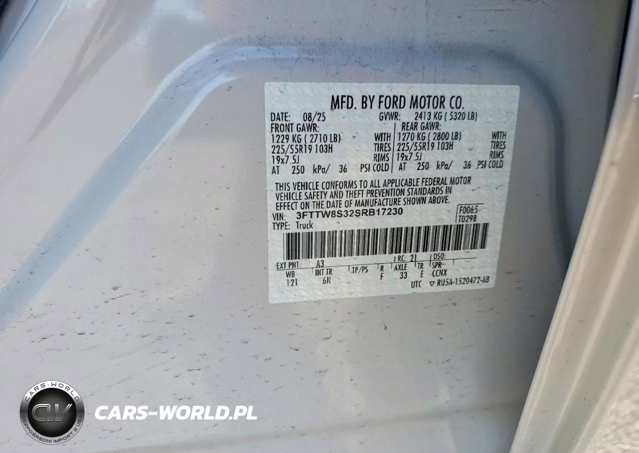 2025 Ford Maverick Lariat VIN:3FTTW8S32SRB17230 - 13
