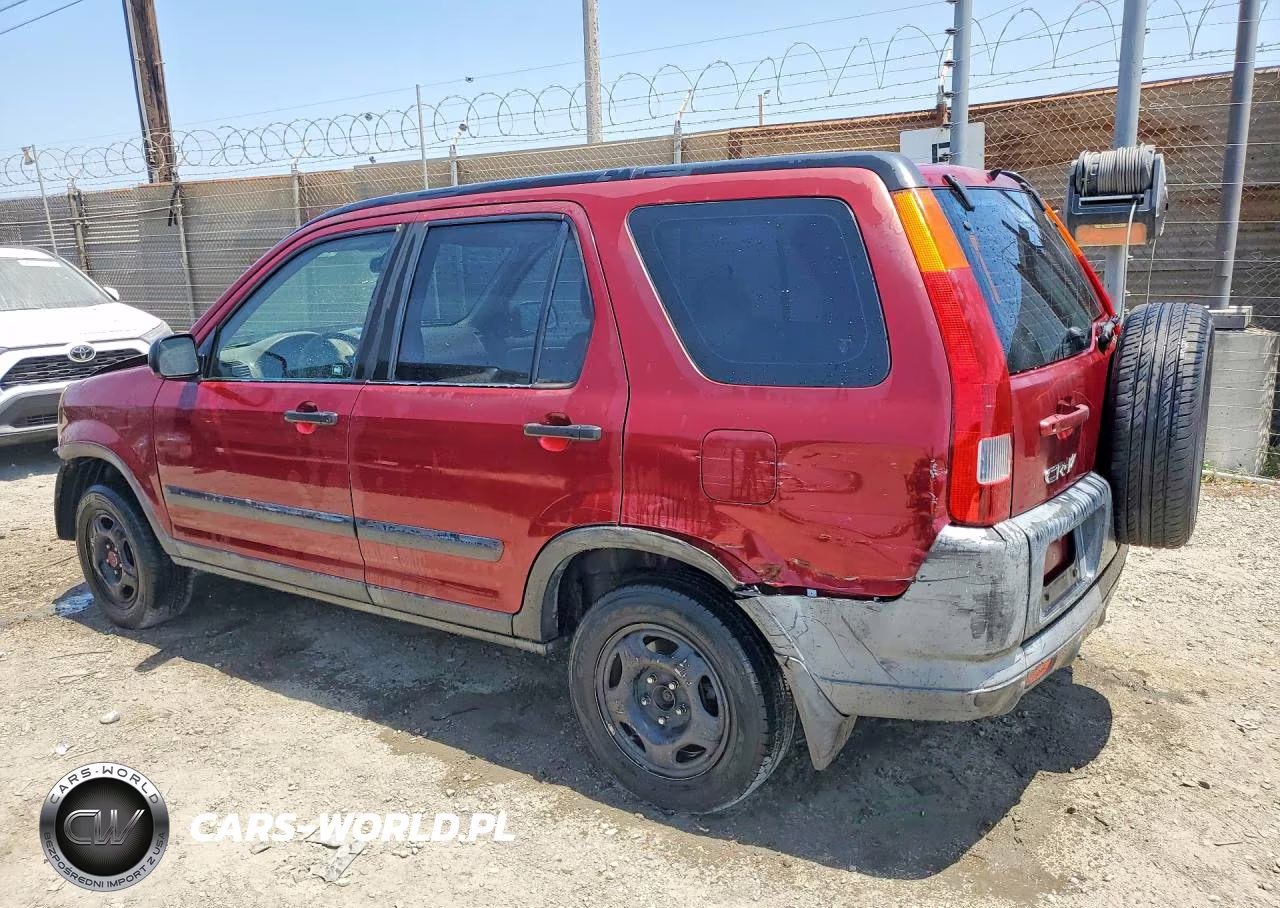 2002 Honda Cr-V Lx VIN:JHLRD68492C007961 - 2