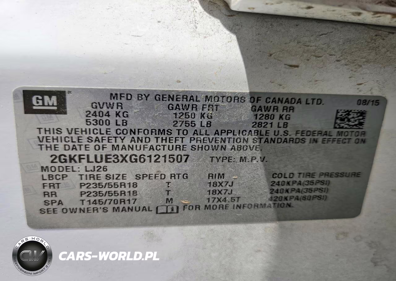 2016 GMC Terrain Slt VIN:2GKFLUE3XG6121507 - 14