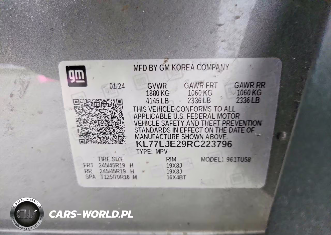 2024 Chevrolet Trax 2Rs VIN:KL77LJE29RC223796 - 14
