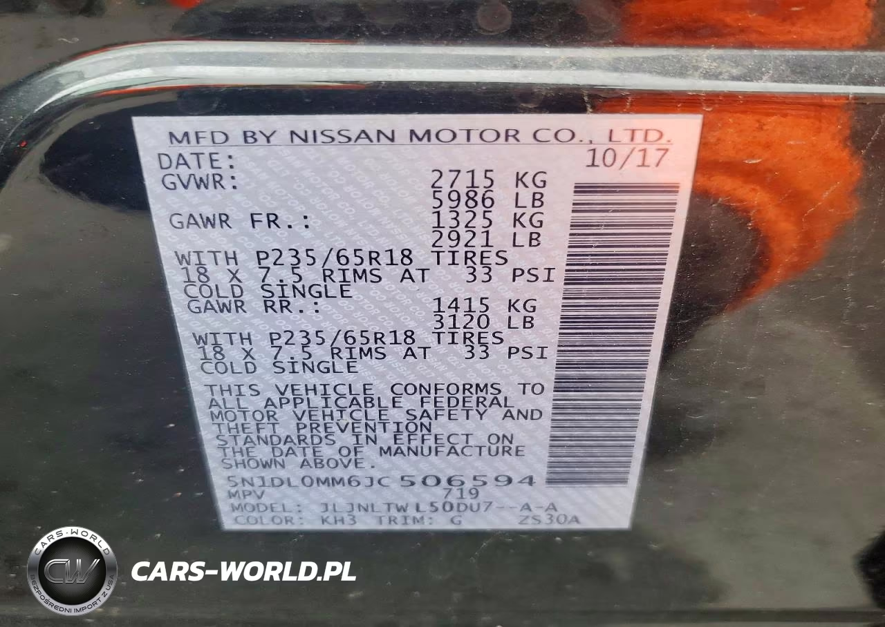 2018 Infiniti Qx60 Base VIN:5N1DL0MM6JC506594 - 14