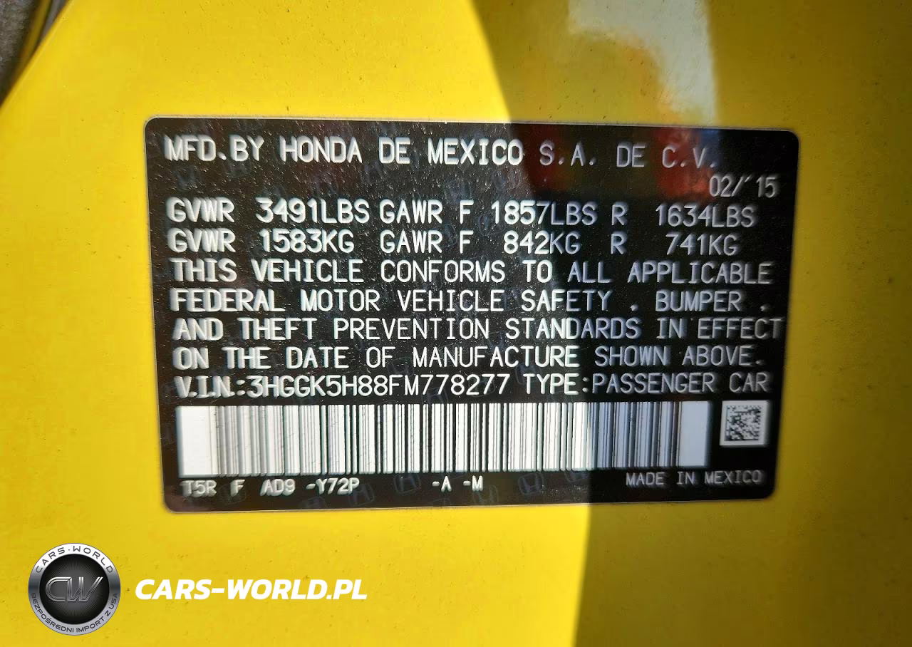 2015 Honda Fit VIN:3HGGK5H88FM778277 - 12