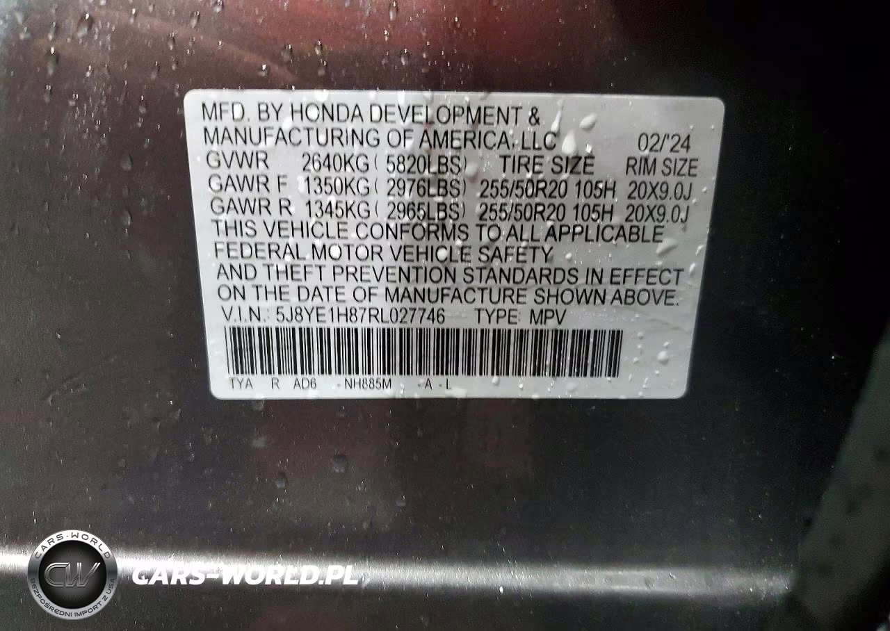 2024 Acura Mdx Advance VIN:5J8YE1H87RL027746 - 13