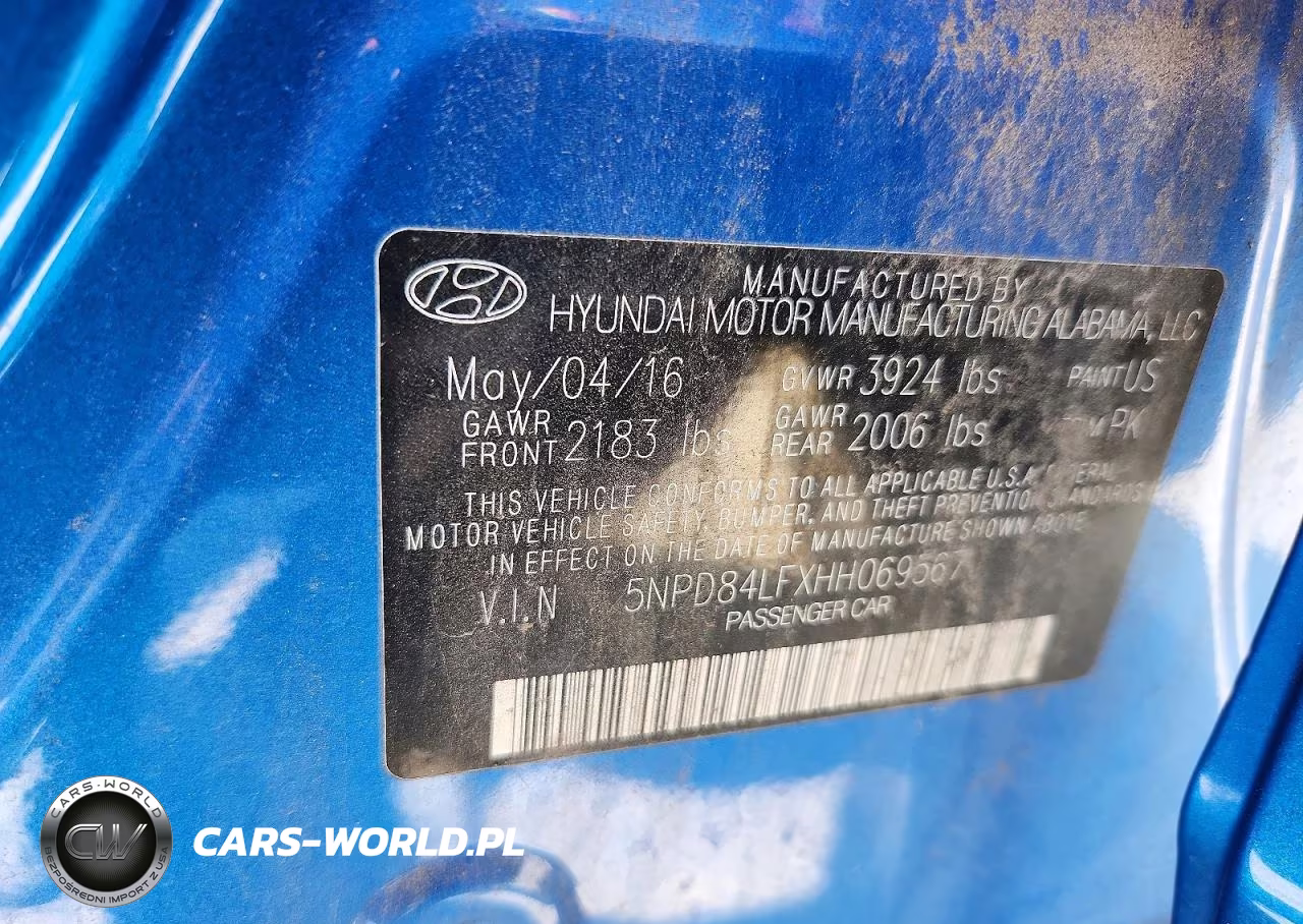 2017 Hyundai Elantra Limited VIN:5NPD84LFXHH069567 - 12