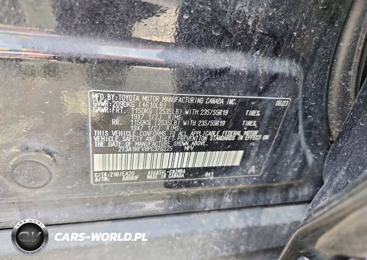 2023 Toyota Rav4 Xle Premium VIN:2T3A1RFV8PC370225 - 14