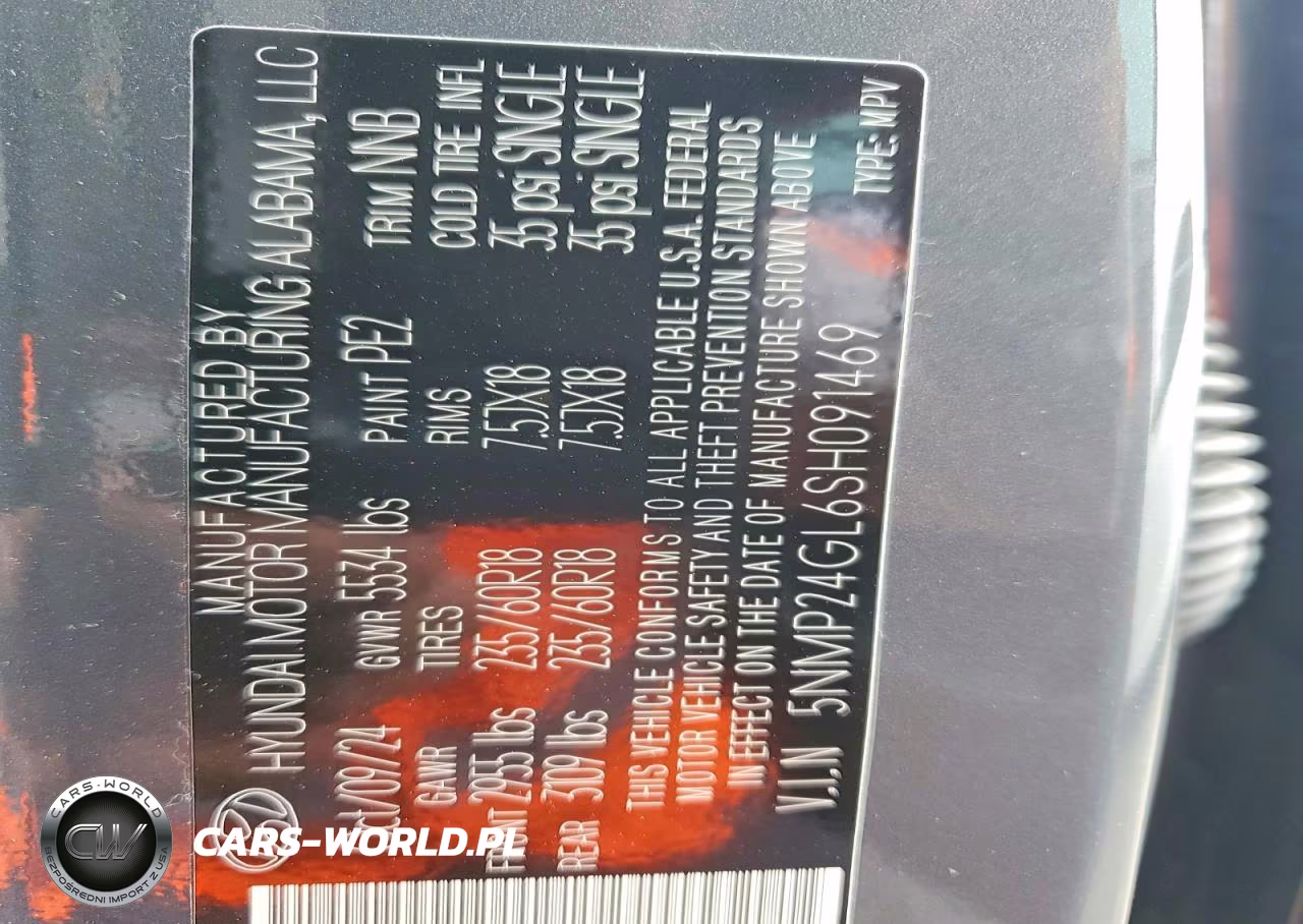 2025 Hyundai Santa Fe Sel VIN:5NMP24GL6SH091469 - 13