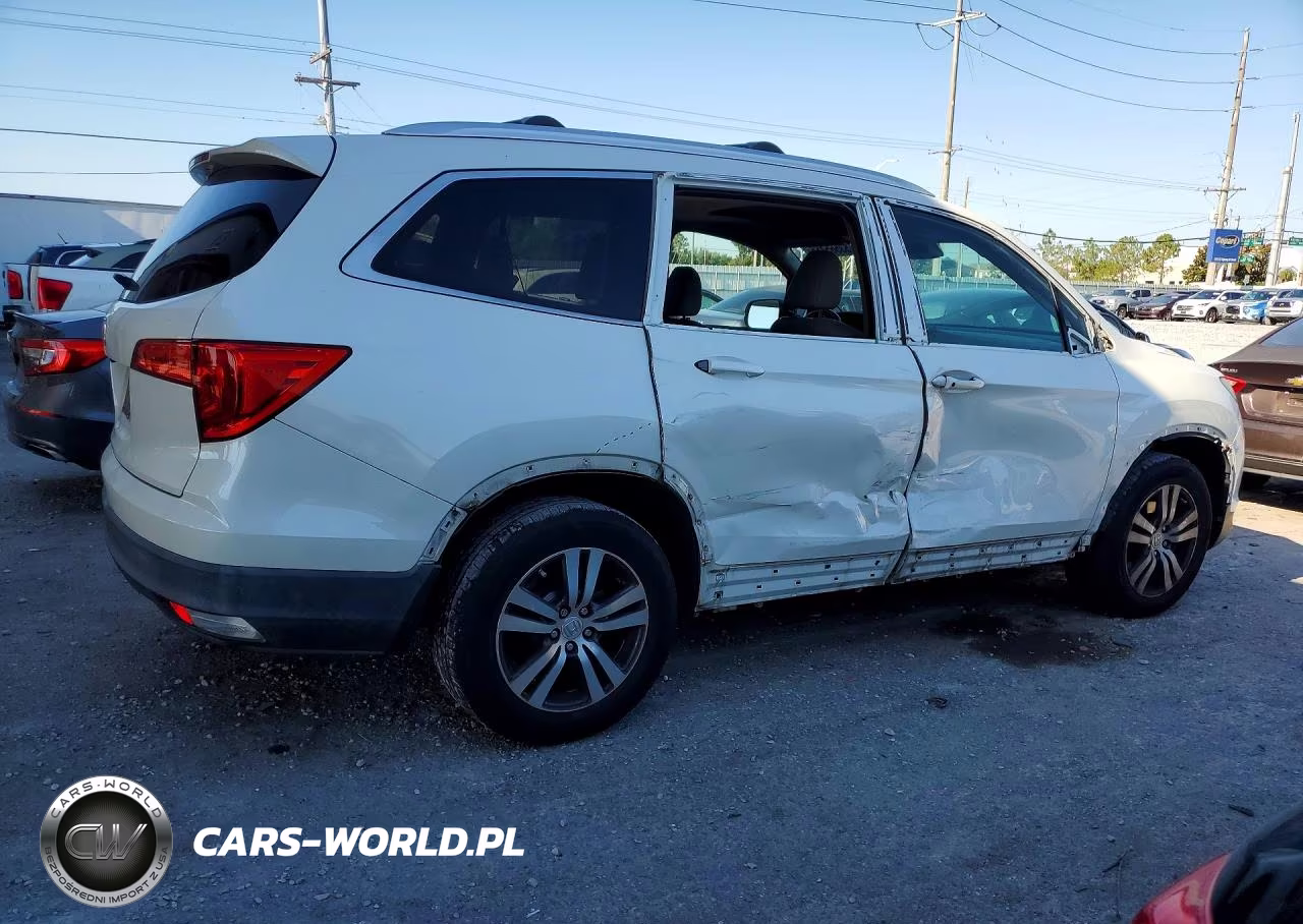 2017 Honda Pilot Exl VIN:5FNYF5H68HB000638 - 3