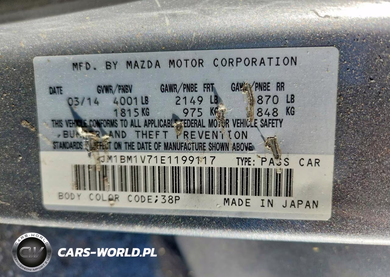 2014 Mazda 3 Touring VIN:JM1BM1V71E1199117 - 12