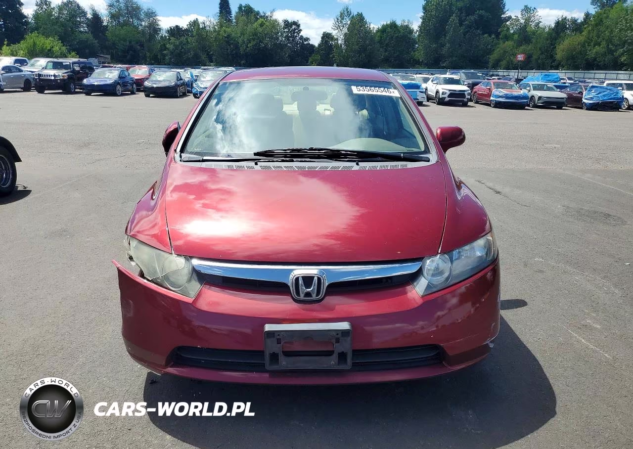 2008 Honda Civic Lx VIN:2HGFA16508H530848 - 5