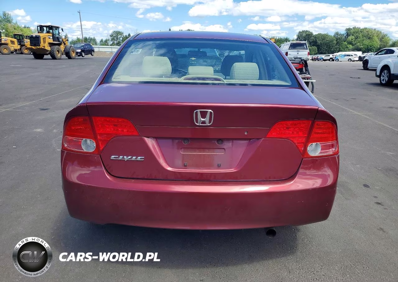 2008 Honda Civic Lx VIN:2HGFA16508H530848 - 6