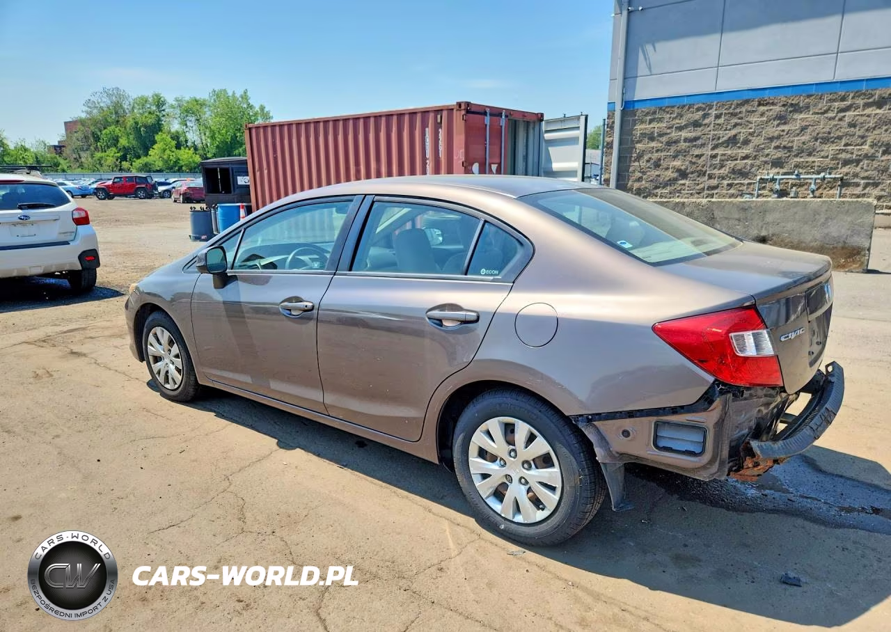 2012 Honda Civic Lx VIN:2HGFB2F50CH542140 - 2