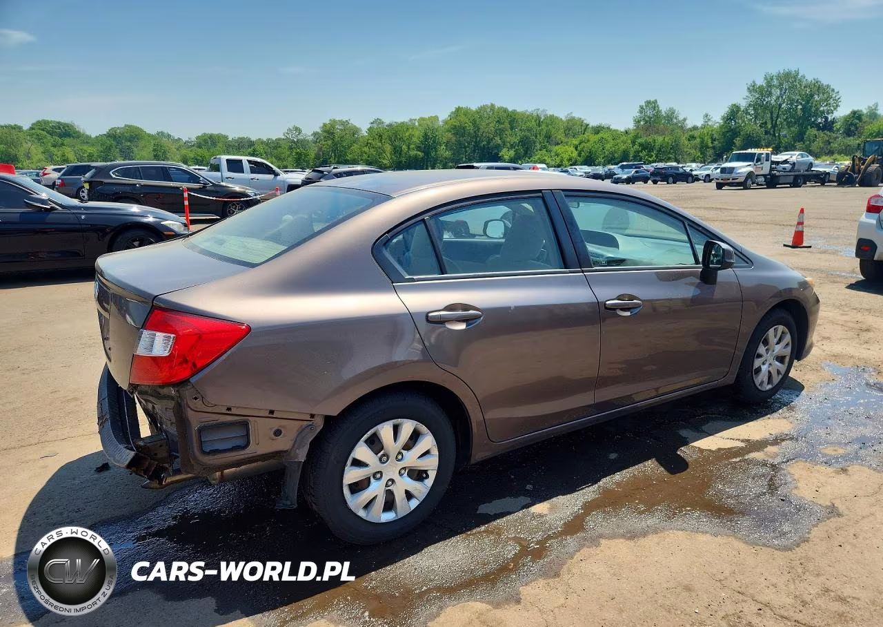 2012 Honda Civic Lx VIN:2HGFB2F50CH542140 - 3