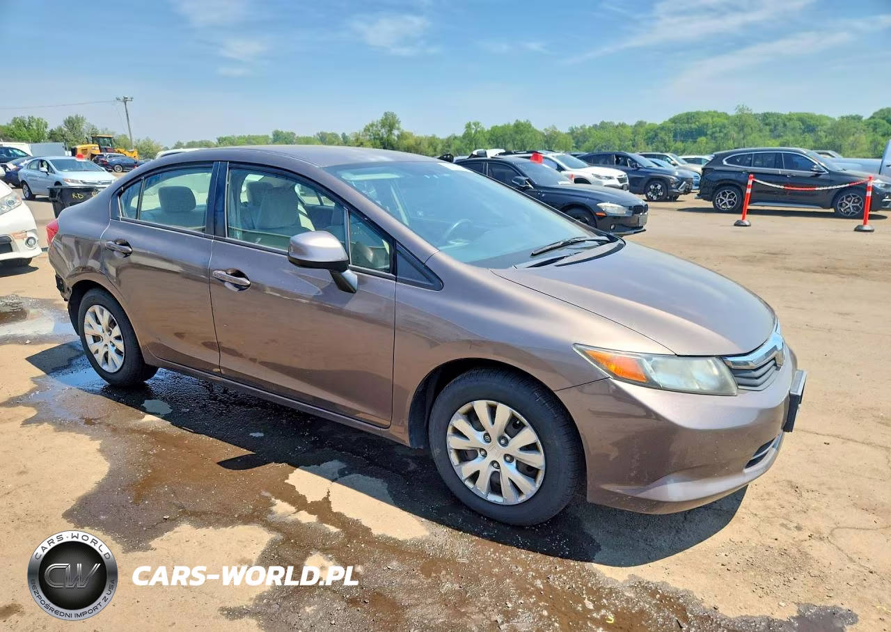 2012 Honda Civic Lx VIN:2HGFB2F50CH542140 - 4
