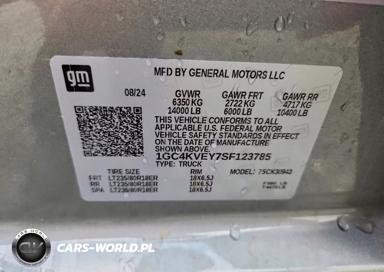 2025 Chevrolet Silverado K3500 High Country VIN:1GC4KVEY7SF123785 - 13
