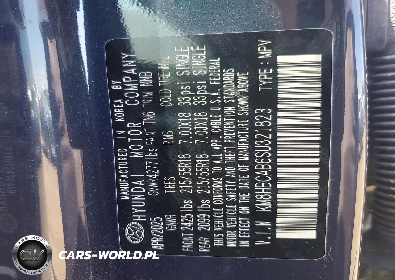 2025 Hyundai Kona Sel VIN:KM8HBCAB6SU321823 - 13